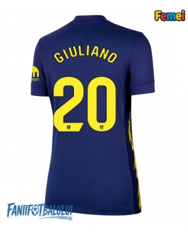 Atletico Madrid Giuliano Simeone #20 Tricou Fotbal Replică 2025-26 Femei Deplasare